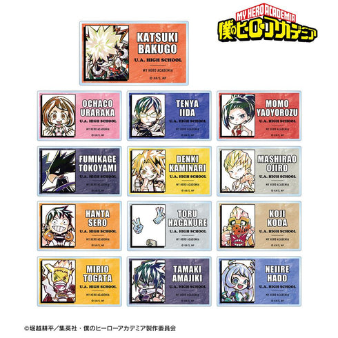 『僕のヒーローアカデミア』トレーディング デフォルメAni-Art アクリルネームプレート ver.B(単位/BOX)【202508再販】